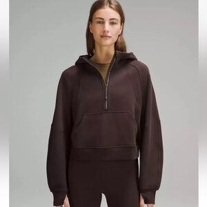 Brown Lululemon Scuba Half Zipped M/L
